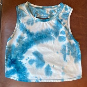 90° by Reflex Cropped Tie Dye Cutout Tank